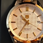 Imagen de Tag Heuer Carrera acero y oro amarillo 18 kts 40